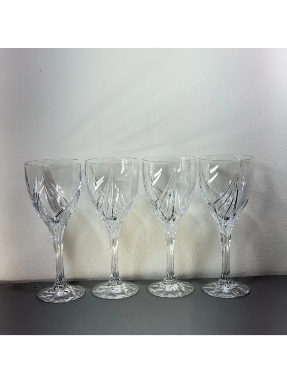 Lenox Debut Crystal Wine Glasses Set of 4 8.125